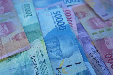 Stock photo of Indonesian rupiah, the official currency of Indonesia. world currency
