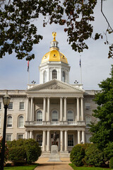 New Hampshire state capitol building.