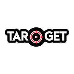 Target logo - vector concept