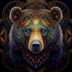 Spiritual Shamanic bear