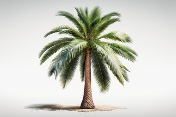 Obraz premium palm tree for wedding invitations, anniversary, birthday, prints, posters. Generative AI.