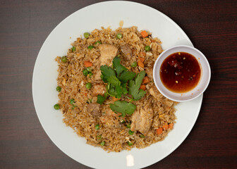 Fried rice with chicken