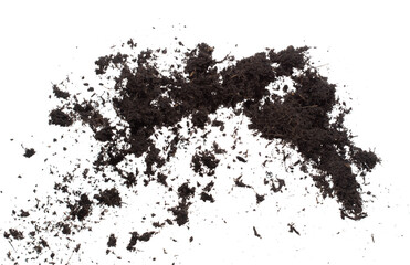 Black Fertilize Soil ready to planting, good organic soils with root for garden farming, fine...