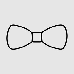 Bow tie Icon Vector. Simple flat symbol. trendy style illustration on white background