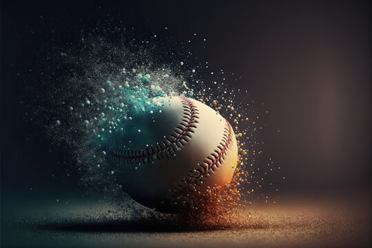 illustration about baseball.