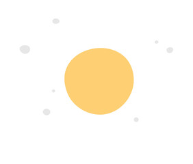 fried egg food clipart