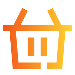 Obraz premium store gradient icon