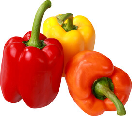 Multicolored bell peppers