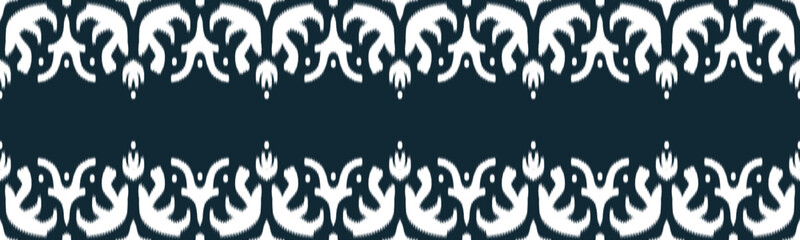 Ikat Ethnic Seamless Pattern Design in tribalt vertical. Geomatirc tribal vector texture. Figure tribal embroidery. backgroud Vector illustration EP.4