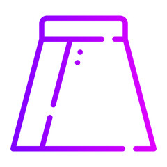 skirt gradient icon