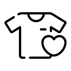 favorite line icon
