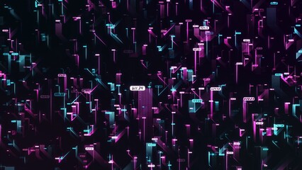 Abstract technology big data background concept.