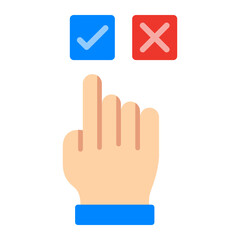 Choice Flat Icon