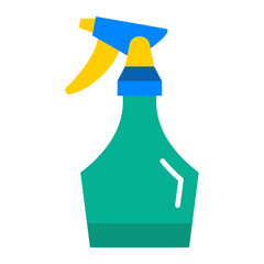Spray Bottle Flat Icon