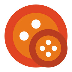 Button Flat Icon