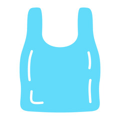 Plastic Bag Flat Icon