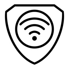 wifi connection line icon