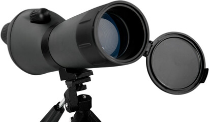 Black Astronomy Telescope - Isolated