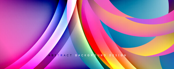 Trendy simple fluid color gradient abstract background with dynamic wave line effect. Vector Illustration For Wallpaper, Banner, Background, Card, Book Illustration, landing page