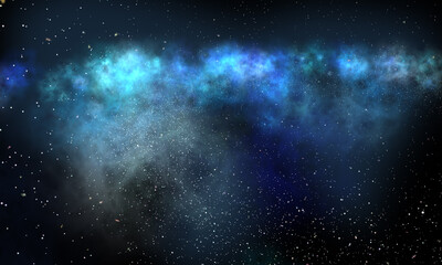 Fototapeta na wymiar Cosmic starry background