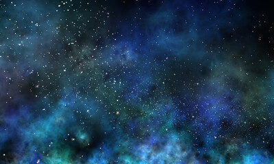 Obraz na płótnie Canvas Cosmic starry background
