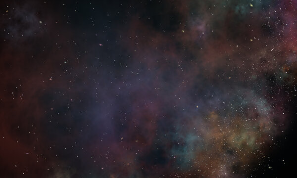 Cosmic starry background © henvryfo