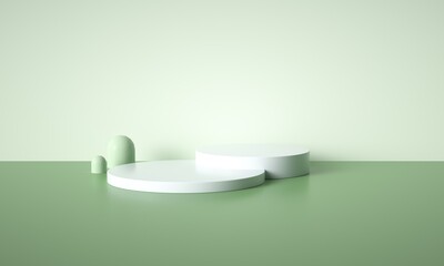 3D rendering of promotional background
