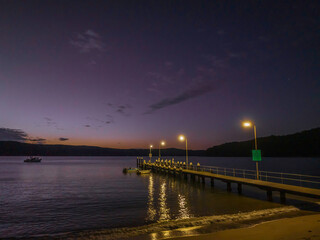 Dawn at the seaside village of Patonga and Brisk Bay