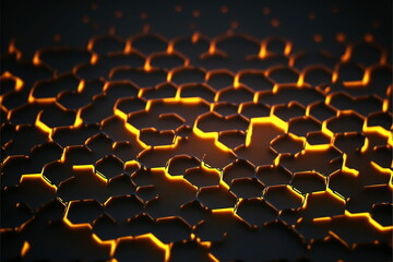 Fototapeta premium Abstrakter Neon Cyper Krypto Metaverse Hintergrund mit Schwarzlicht. 