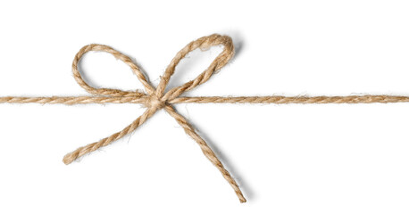 Various ropes  and cord collection household tied with a bow