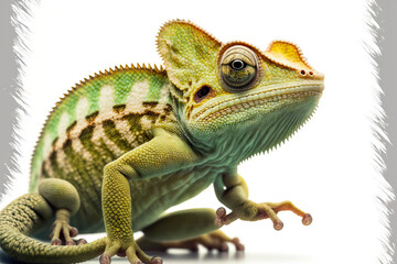 Obraz premium chameleon. Generative AI