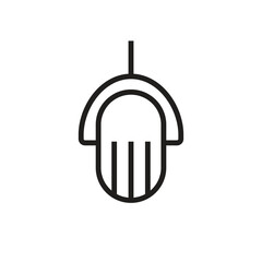 microphone icon line  vector illustration design logo template flat style trendy collection
