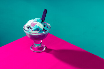 Colorful Ice Cream Cocktail Cup  