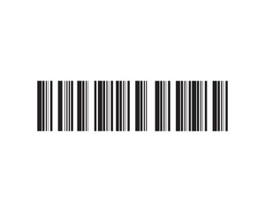 Barcode vector design. Realistic bar code icon.