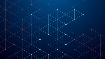 Abstract futuristic technology circuit lines background. Vector illustration