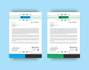 business letterhead design template,