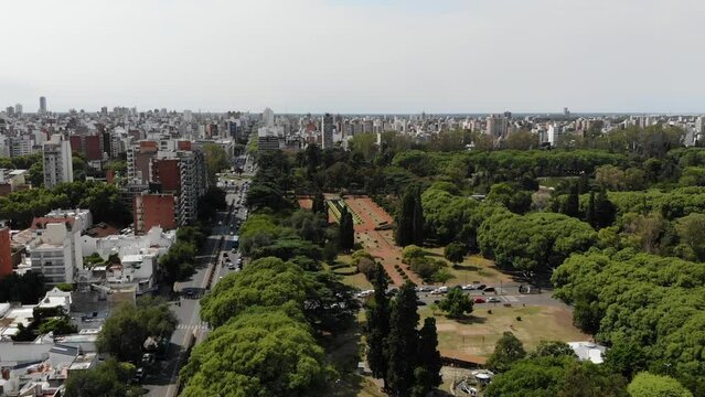 Parque independencia, Rosario, Jard&iacute;n Franc&eacute;s, Santa Fe, Argentina.