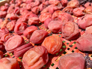 手作りの梅干し