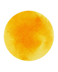 Full moon in yellow
