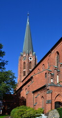 Historical Church in the Old Hanse Town Buxtehude, Lower Saxony