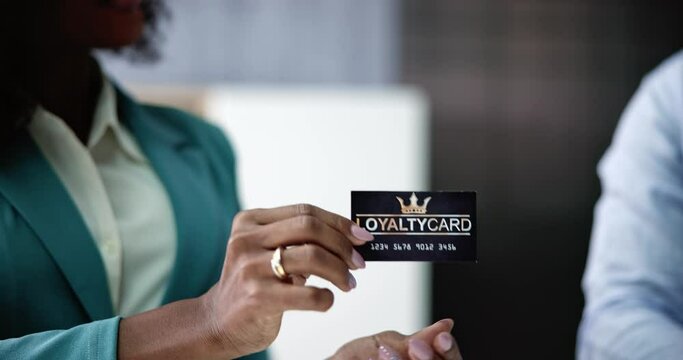Loyalty Reward Points Program Card