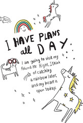 unicorn type and dreaming