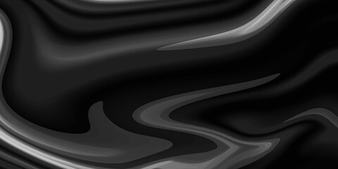 Black, grey luxurious shiny fabric texture background. luxurious shiny and smooth elegant black silk and satin luxury cloth texture panorama background.