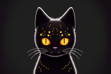 Cat  Character Kitten Cartoon Icon Logo Halloween