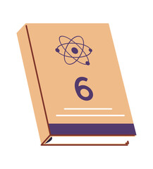 School textbook education book with explanation