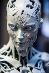 Android Cyborg Robot AI, Generative AI