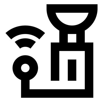 Satellite Line Icon