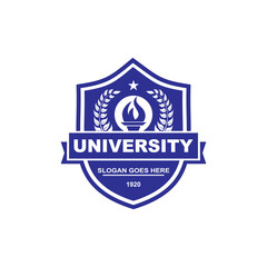 University vector logo template