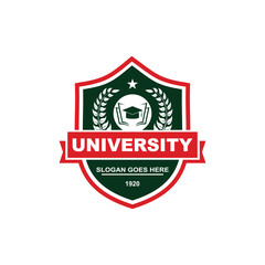 University vector logo template