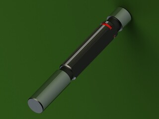 Cylindrical Type Plug Gauge (Small - Medium Size) 3D Rendering